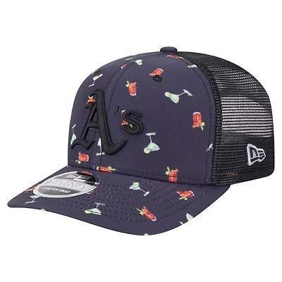 New Era Athletics Adventure Drinks Pattern 9SEVENTY Stretch-Snap Hat