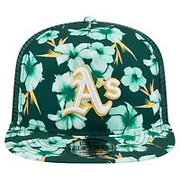 New Era Athletics Adventure Pattern Golfer Trucker Snapback Hat