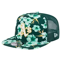 New Era Athletics Adventure Pattern Golfer Trucker Snapback Hat