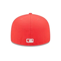 New Era Athletics Lava Highlighter Logo 59FIFTY Fitted Hat