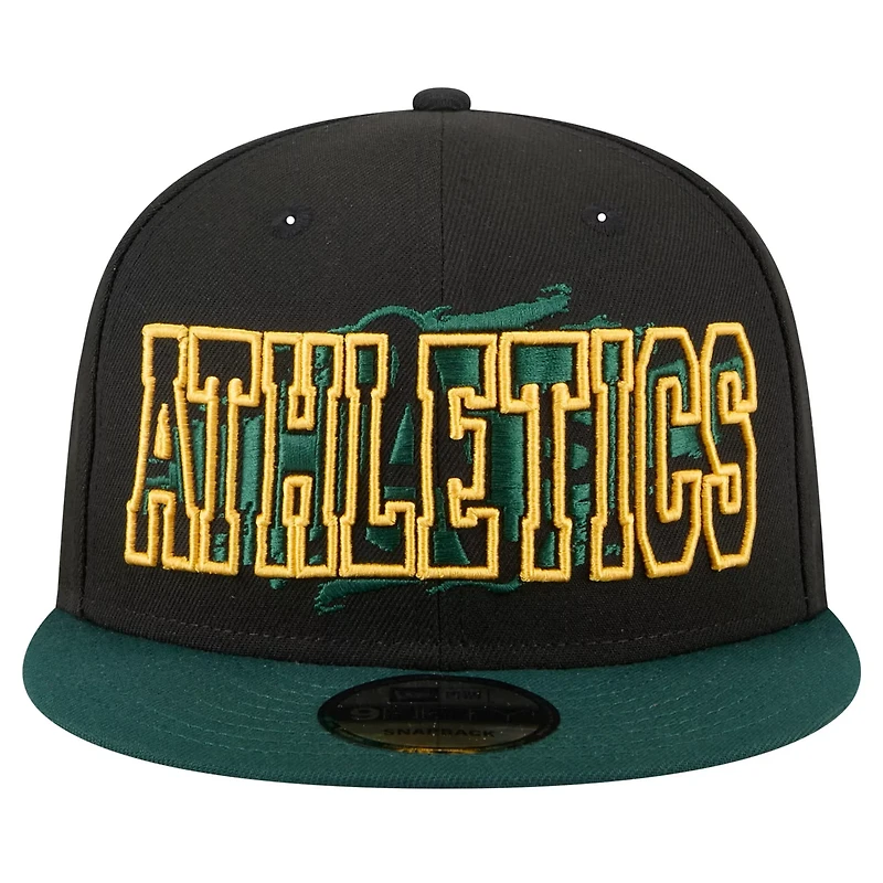 New Era Athletics Splatter 9FIFTY Snapback Hat