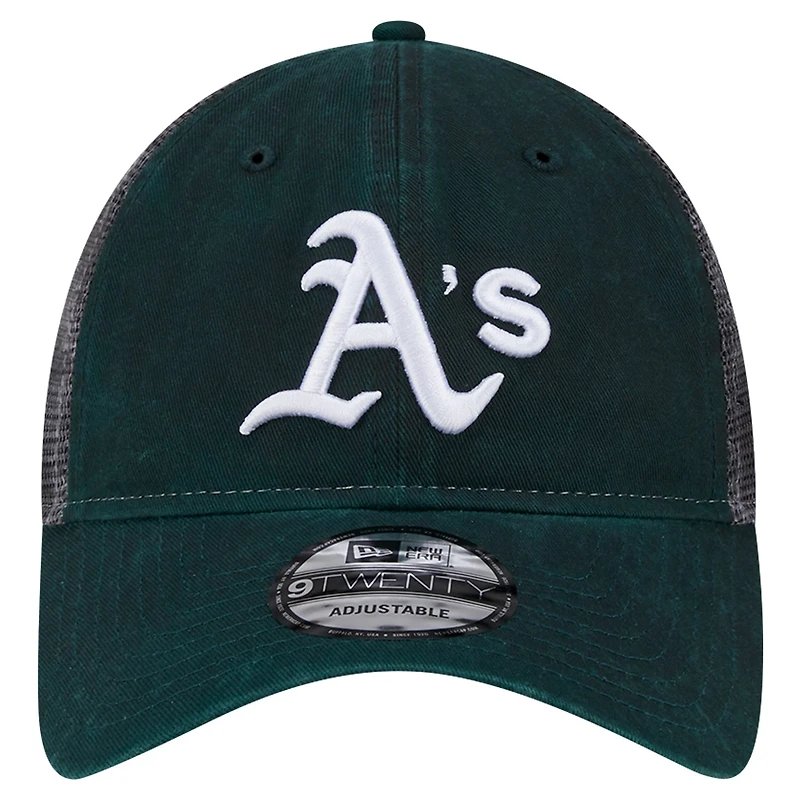 New Era Athletics Team Slick Trucker 9TWENTY Adjustable Hat
