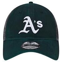 New Era Athletics Team Slick Trucker 9TWENTY Adjustable Hat