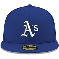 New Era Athletics White Logo 59FIFTY Fitted Hat