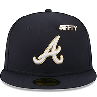 New Era Atlanta Braves 2025 59FIFTY Day 59FIFTY Fitted Hat with Pins