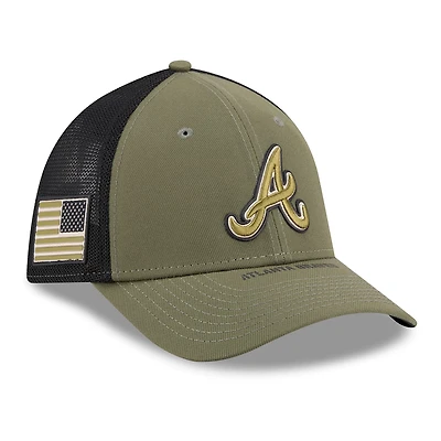 New Era Atlanta Braves 2026 Armed Forces Day 39THIRTY M-Crown Flex Hat