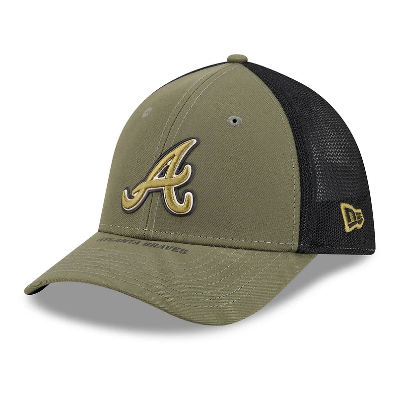 New Era Atlanta Braves 2026 Armed Forces Day 39THIRTY M-Crown Flex Hat