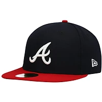New Era Atlanta Braves 9/11 Memorial Side Patch 59FIFTY Fitted Hat