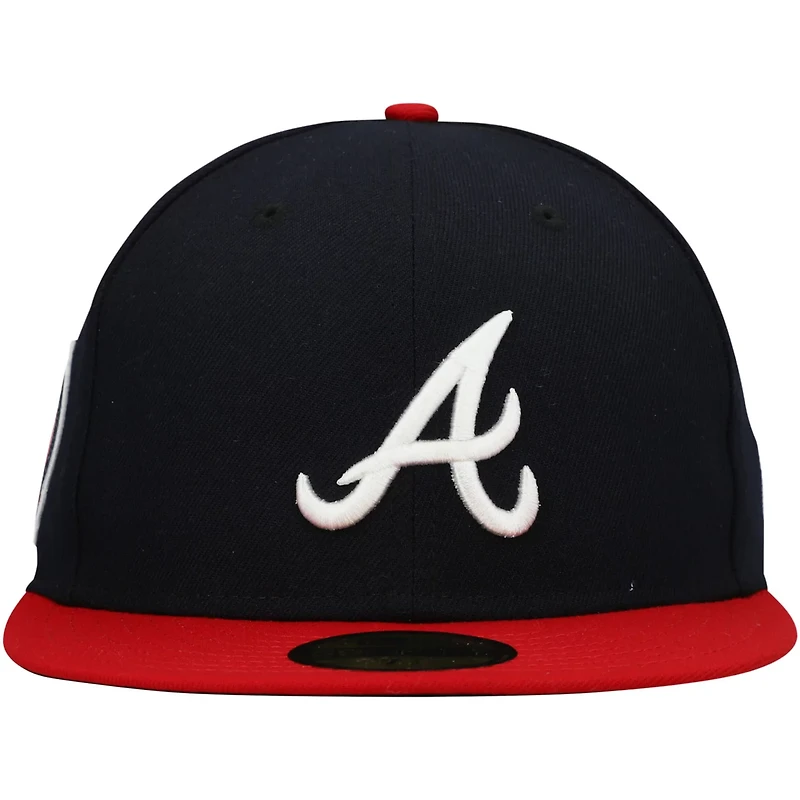 New Era Atlanta Braves 9/11 Memorial Side Patch 59FIFTY Fitted Hat