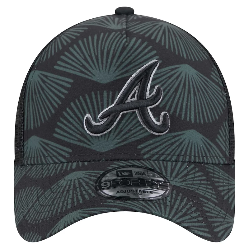 New Era Atlanta Braves 9FORTY A-Frame Trucker Adjustable Hat