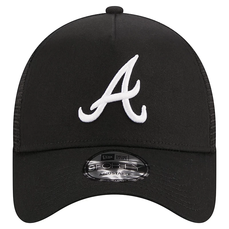 New Era Atlanta Braves A-Frame 9FORTY Trucker Adjustable Hat