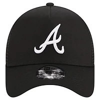 New Era Atlanta Braves A-Frame 9FORTY Trucker Adjustable Hat