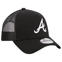 New Era Atlanta Braves A-Frame 9FORTY Trucker Adjustable Hat
