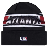 New Era Atlanta Braves Authentic Collection Cuffed Knit Hat