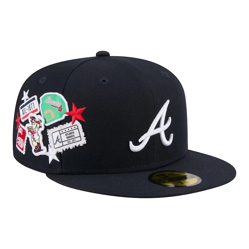 New Era Atlanta Braves City Patch 59FIFTY Fitted Hat