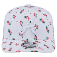 New Era Atlanta Braves Flamingo Mesh Back 9SEVENTY Stretch-Snap Hat