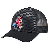 New Era Atlanta Braves Gradient 9FORTY A-Frame M-Crown Trucker Adjustable Hat