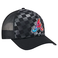 New Era Atlanta Braves Gradient 9FORTY A-Frame M-Crown Trucker Adjustable Hat