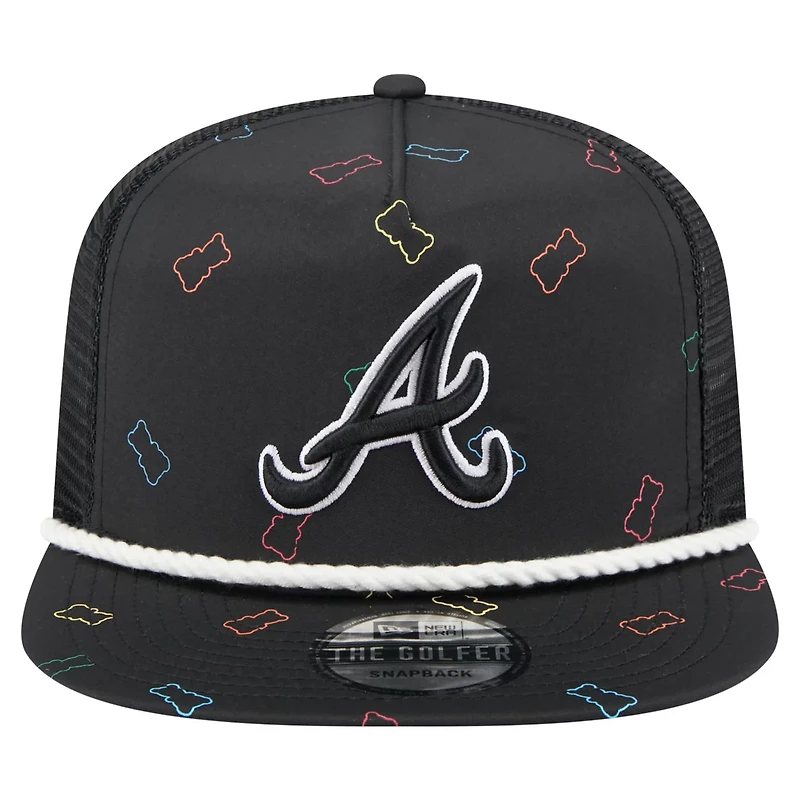 New Era Atlanta Braves Gummy Golfer Trucker Adjustable Hat