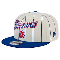 New Era Atlanta Braves Jersey Pinstripe 9FIFTY Snapback Hat