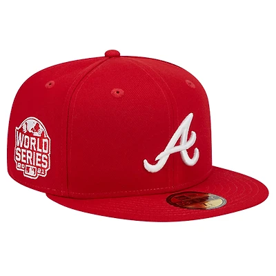 New Era Atlanta Braves Logo 59FIFTY Fitted Hat