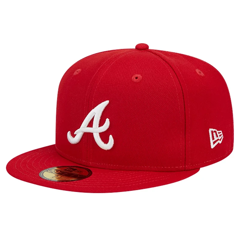 New Era Atlanta Braves Logo 59FIFTY Fitted Hat