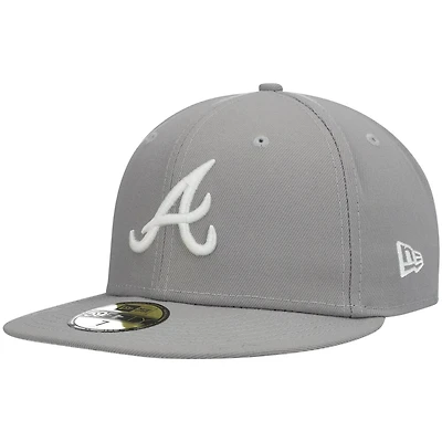 New Era Atlanta Braves Logo 59FIFTY Fitted Hat