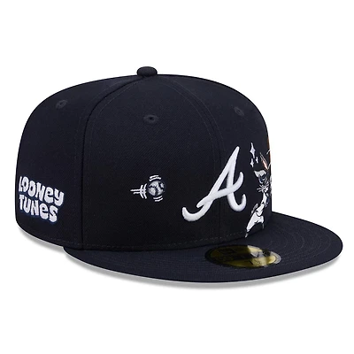 New Era Atlanta Braves Looney Tunes Bugs Bunny 59FIFTY Fitted Hat