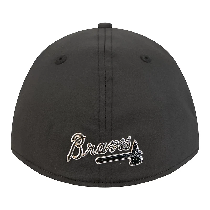 New Era Atlanta Braves Metallic 39THIRTY M-Crown Flex Hat