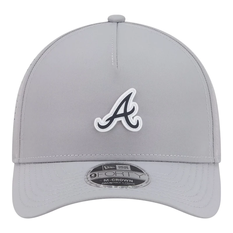 New Era Atlanta Braves Micro Logo 9FORTY M-Crown A-Frame Adjustable Hat