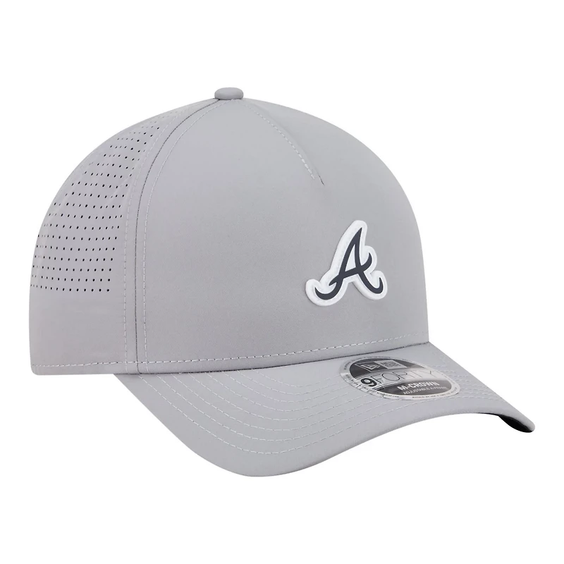 New Era Atlanta Braves Micro Logo 9FORTY M-Crown A-Frame Adjustable Hat