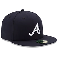 New Era Atlanta Braves Road Authentic Collection On-Field 59FIFTY Fitted Hat