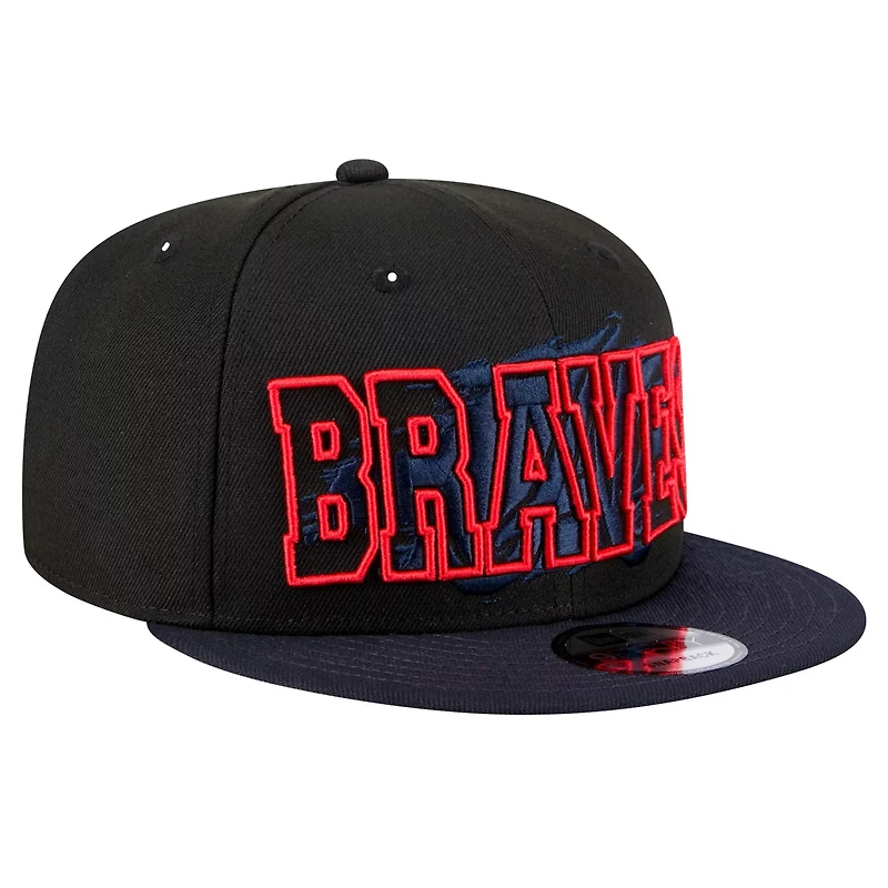 New Era Atlanta Braves Splatter 9FIFTY Snapback Hat