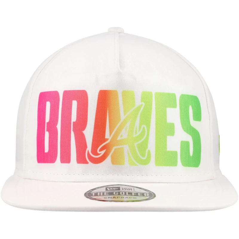 New Era Atlanta Braves Spring Spectrum Golfer Snapback Hat