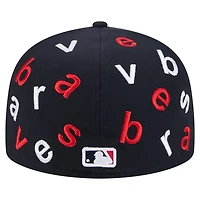 New Era Atlanta Braves Team Confetti 59FIFTY Fitted Hat