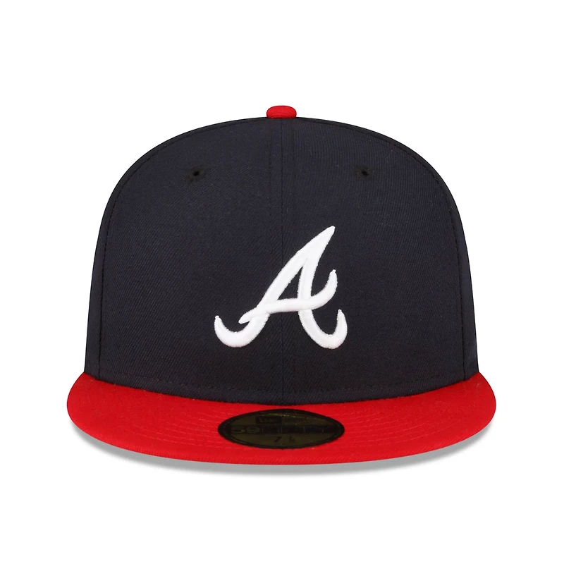 New Era Atlanta Braves Throwback Authentic Collection 59FIFTY Fitted Hat