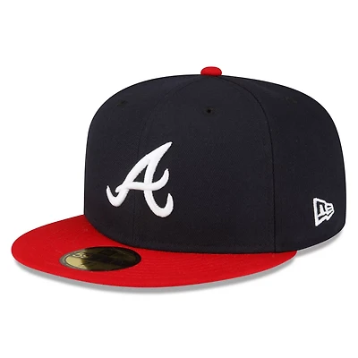 New Era Atlanta Braves Throwback Authentic Collection 59FIFTY Fitted Hat