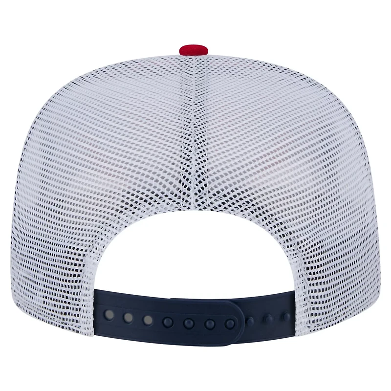 New Era Atlanta Braves Tie-Dye Golfer Trucker Adjustable Hat