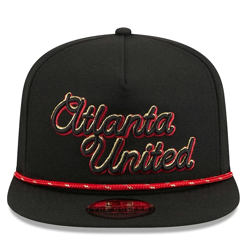 New Era Atlanta United FC Script Golfer Adjustable Hat