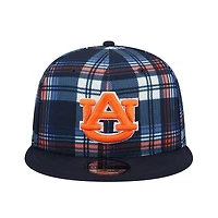 New Era Auburn Tigers Plaid 9FIFTY Snapback Hat