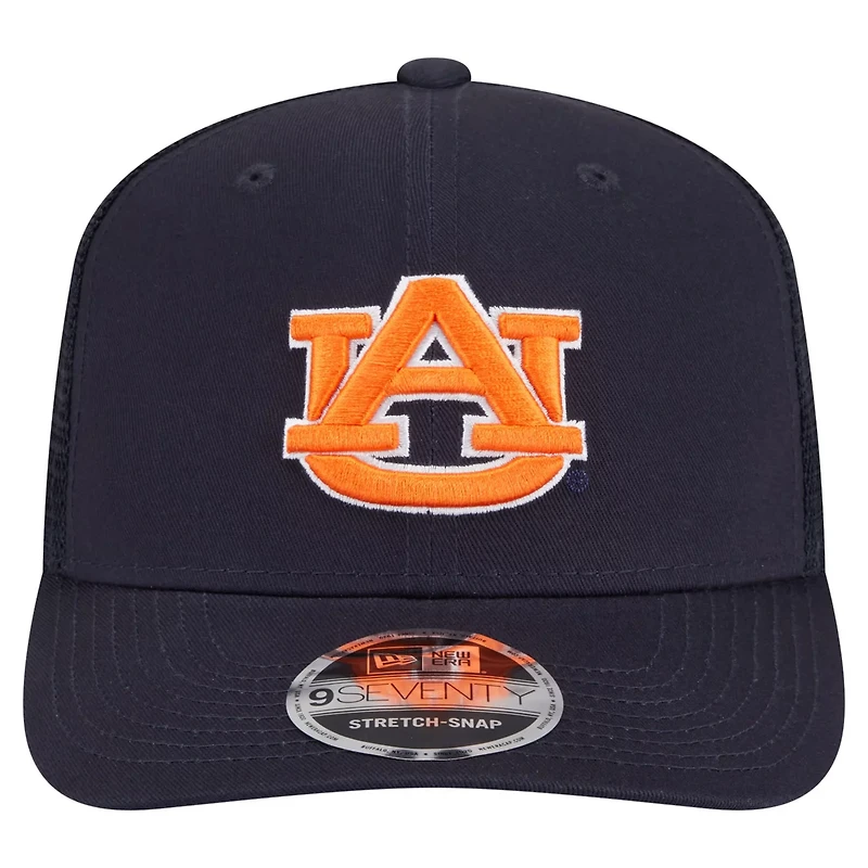 New Era Auburn Tigers Primary 9SEVENTY Trucker Stretch-Snap Hat