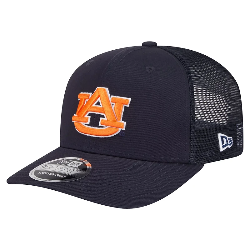 New Era Auburn Tigers Primary 9SEVENTY Trucker Stretch-Snap Hat