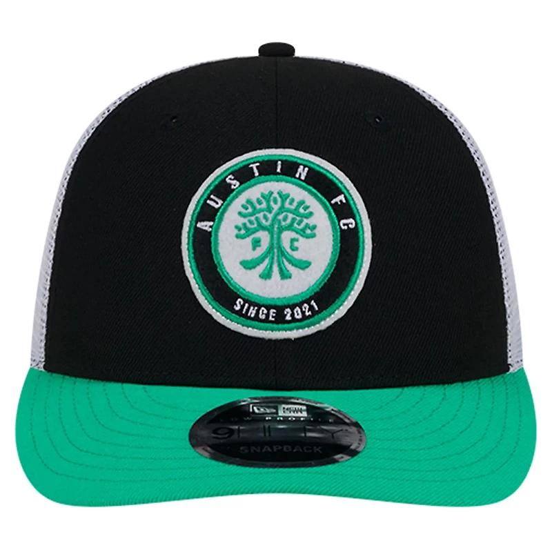 New Era Austin FC Throwback Trucker Low Profile 9FIFTY Snapback Hat