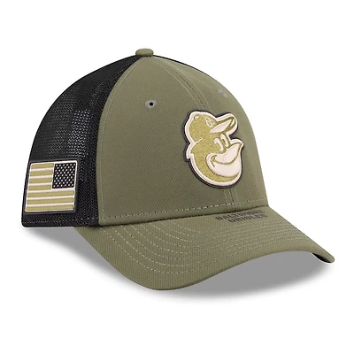 New Era Baltimore Orioles 2026 Armed Forces Day 39THIRTY M-Crown Flex Hat