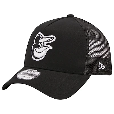 New Era Baltimore Orioles A-Frame 9FORTY Trucker Adjustable Hat