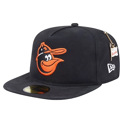 New Era Baltimore Orioles Championship Side Flag A-Frame 59FIFTY Fitted Hat