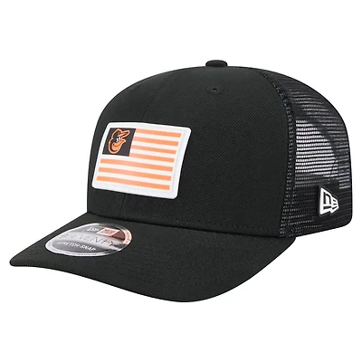 New Era Baltimore Orioles Flag 9SEVENTY Stretch-Snap Hat