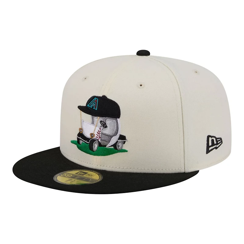 New Era Black Arizona Diamondbacks Bullpen Cart 59FIFTY Fitted Hat