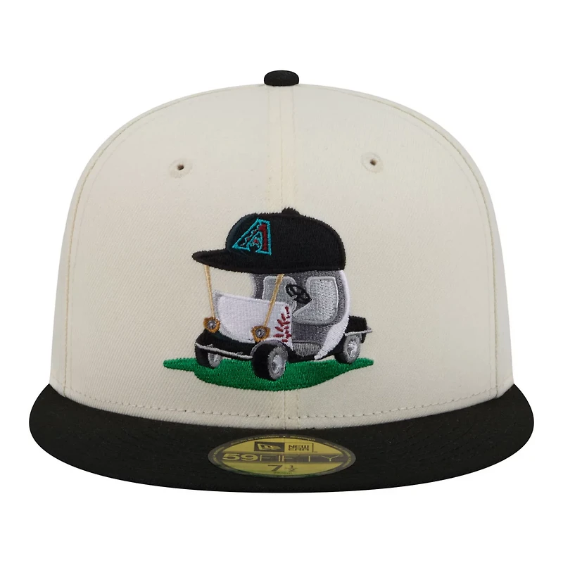 New Era Black Arizona Diamondbacks Bullpen Cart 59FIFTY Fitted Hat