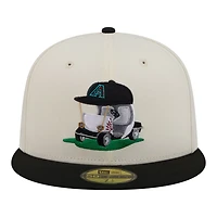 New Era Black Arizona Diamondbacks Bullpen Cart 59FIFTY Fitted Hat